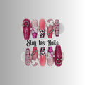 Pink Gyaru - Set de 10 press on nails