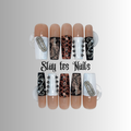 brown Gyaru - Set de 10 press on nails