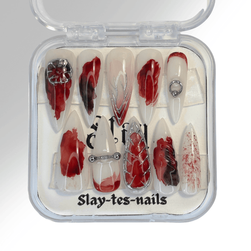Glossy Vampire - Set de 10 press on nails Slay tes Nails