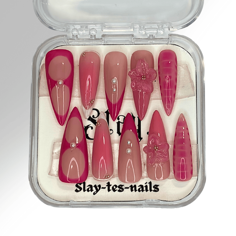 Pink Summer - Set de 10 press on nails Slay tes Nails