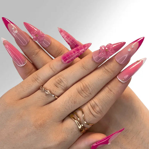 Pink Summer - Set de 10 press on nails Slay tes Nails