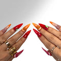 Sangria - Set de 10 press on nails Slay tes Nails